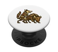 Coyote and the Buffalo Native American Legend of Wisdom PopSockets Adhesive PopGrip
