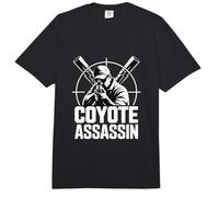 Coyote Assassin Tactical Hunter Sniper Comfort Colors Adult Heavyweight T-Shirt