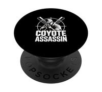 Coyote Assassin Tactical Hunter Sniper PopSockets Adhesive PopGrip
