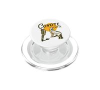 Coyote Cutie: Cute, Adorable Howl At The Moon Wolf Animal PopSockets PopGrip for MagSafe
