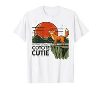 Coyote Cutie Sunset Adventure Art T-Shirt
