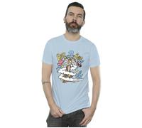 Coyote Daze T-Shirt Looney Tunes Baby Blue XXL