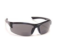 Coyote Eyewear BP-7 Polarized Reader Bifocal +2.50 Sunglasses, Black