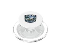 Coyote Hills California Scenic Badge Design PopSockets PopGrip for MagSafe