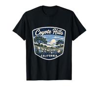 Coyote Hills California Scenic Badge Design T-Shirt