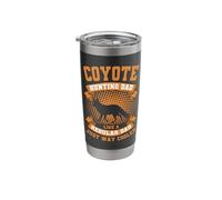 Coyote Hunting Dad Prairie Wolf Hunter Father's Day Huntsman Stainless Steel Insulated Tumbler