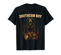 Coyote Hunting Dog Local Predator Hunting Southern Boy Value Graphic T-Shirt