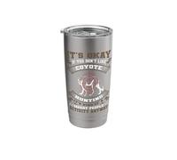 Coyote Hunting Huntsman Prairie Wolf Hunter American Jackal Stainless Steel Insulated Tumbler
