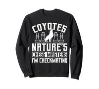 Coyote Hunting Natures Chess Masters Sweatshirt