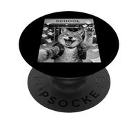 Coyote Last Day Of School Summer Break Funny Meme Selfie PopSockets Adhesive PopGrip