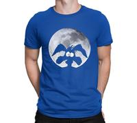 Coyote Moonlight Men's T-Shirt, blue, XXL