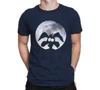 Coyote Moonlight Men's T-Shirt, navy blue, XXL