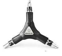 COYOTE MT 6 in 1 Y Wrench - 6 Interchangeable Bits - Allen Hex, T25 & PH2 Screwdriver - Strong, Easy & Comfortable Bicycle Multitool Kit - Cycling Maintenance Tools for Road and Mountain Bikes