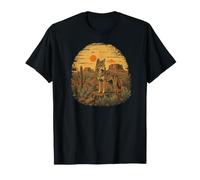Coyote Southwest Desert Four Corners Canyons Redrock T-Shirt