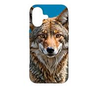 Coyote Surrounded By American Pasque Flower Case for iPhone 17