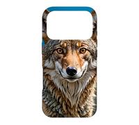 Coyote Surrounded By American Pasque Flower Case for iPhone 17 Pro