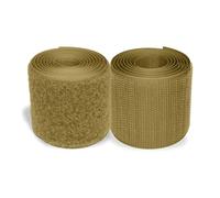 Coyote Tan Hook and Loop Tape 1 Yards Length Non-Adhesive 2 inch Width Hook and Loop Rolls Nylon Sewing Fasteners Tape Hook and Loop Sheets Sew On for Military Gear Uniform Clothes Shoes Bags Crafts