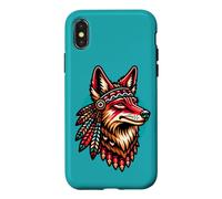 Coyote The Trickster Native American Case for iPhone X/XS