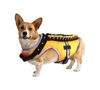 Coyote Vest - Reflective Puppy Harness - Adjustable Coyote Vest Harness with Spikes for Walks Outdoor Hunting, Protection Against Bird of Prey and Animal Attacks Night Walk Hunting