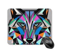 Coyote, Wolf Beast Mouse Pad Square Mice Mat Waterproof Computer Mousepad with Non-Slip Rubber Base Wireless Mice Pad for Laptop Office Home Personalized Gaming Mousepad 20 * 25cm