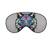 Coyote, Wolf Beast Sleep Mask with Adjustable Strap, Breathable Sleep Masks for Women Men, Soft Eye Mask for Side Sleepers, Travel, Office Nap, Airplane & Blocking Light