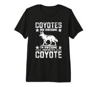 Coyotes are Awesome Lover Desert Wildlife Natur Premium T-Shirt