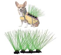CoyoteVest CoyoteWhiskers Protection Nylon Bristles for CoyoteVest or SpikeVest Dog Harness Vest, Dog Accessories That Deter Coyote, Hawk and Raptor Attacks (Set of 4, Green)