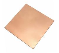 COYOUCO 1 Pieces T2 Pure Copper Sheet,2Mm Thickness, Great for Crafts, Modelers,100x100mm
