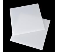 COYOUCO 100Mm × 100Mm White Nylon Sheet 2Mm-30Mm Thickness Available for DIY Processing, Mechanical Parts, And Model Making 2 Pieces,4mm