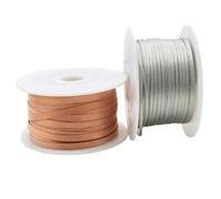 COYOUCO 14/16/18Mm Pure Copper Metal Braid Sleeving Flexible Shielding Wire Mesh Expandable Metal Sheath Screening Signal Wire,Pure Copper 18mm 1meter