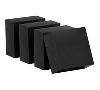 COYOUCO 150Mm×150Mm Rubber Pads Thickness 12Mm-50Mm Non-Slip And Shock-Absorbing Pads for Furniture, Machinery, DIY Projects 4 Pieces,15mm
