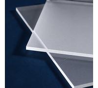 COYOUCO 2 Pcs Frosted Acrylic Sheet - 4mm Thick, Frosted Acrylic Signs, Glass panel Plastic Sheet for DIY Projects, Signage, Picture Frames, Crafts, and Displays,4x100x100mm