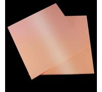 COYOUCO 2 Pieces of 2mm Thick Copper Plates Suitable for Craft Making, Model Making, DIY Projects,200mm*200mm