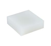 COYOUCO 200Mm×300Mm White Rubber Pad, 12Mm-50Mm Thick Silicone Non-Slip Sealing Pad for Furniture, Electronics, DIY Projects 1 Piece,12mm