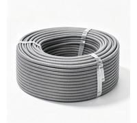 COYOUCO 2M Flame Retardant PP Corrugated Tube 18.5Mm OD, Flexible Cable Wire Protection Sleeve,Split