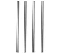 COYOUCO 304 304 Stainless Steel Solid Round Rod, 4 Pcs 6mm Diameter 500mm Length Metal Solid Shaft Rods Lathe Bar Stock for DIY Crafts Model Car Helicopter Airplane