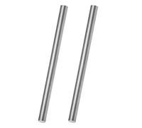 COYOUCO 304 Stainless Steel Solid Round Rod, 2 Pcs 7mm Diameter 300mm Length Metal Solid Shaft Rods Lathe Bar Stock for DIY Crafts Model Car Helicopter Airplane