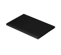 COYOUCO 500Mm×500Mm Black ABS Plastic Sheet Anti-Static Flame Retardant Plastic Board Thickness 1Mm-10Mm for DIY Production Industrial Model Processing,2MM