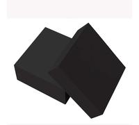 COYOUCO 50Mm×50Mm Rubber Pads Thickness 12Mm-50Mm Non-Slip And Shock-Absorbing Pads for Furniture, Machinery, DIY Projects 2 Pieces,45mm