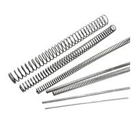 COYOUCO 5Pcs Compression Springs, 0.7/0.8/0.9mm Wire Diameter 3-15mm OD 300mm Length, Heavy-Duty Manganese Steel Pressure Springs for Mechanical Repairs, Furniture DIY and Hardware,0.7×9mm