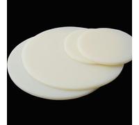 COYOUCO ABS Plastic Round Sheet, 90mm Diameter, 1mm-10mm Thick Rigid Plastic Disc for DIY Crafts, CNC Cutting, Industrial Projects 2 Pieces,8mm