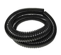 COYOUCO Black PU Dust Collection Hose, 20Mm Inner Diameter, 1M Length, Flexible Transparent Vacuum Hose for Industrial Dust Extractor,1.2mm