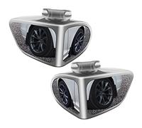 COYOUCO Blind Spot Car Mirrors, 360 Degree Adjustable Car Auxiliary Mirror Double-sided Convex Wide Angle Side Rearview Mirror Blind Spot Mirror, Sliver,left right