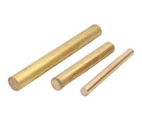 COYOUCO Brass Rods, Round Solid Brass 11-15Mm Dia, 500 Mm Length for Drift Punches Various Shaft DIY Craft Model Knife Handles,15 * 500mm