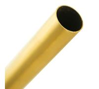 COYOUCO Brass Round Tube 22Mm OD,0.5-3Mm Wall Thickness 0.5M Length Seamless High Strength Precision Straight Pipe Tubing,22x2mm