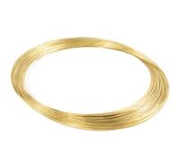 COYOUCO Brass Wire, 1.1/1.2/1.3/1.4/1.5Mm Diameter, 5M Length, Bare Solid Brass Wire for Jewelry Making, Crafting, Electrical, Industry,1.3mm*5m