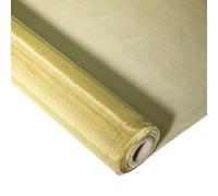 COYOUCO Brass Wire Mesh Woven Sheet - 20-200Mesh Brass Screen 100X100cm/39.4X39.4Inch for Dense Filter Screen Mesh Blocker Scrubber Clean DIY Fill Fabric,180 mesh