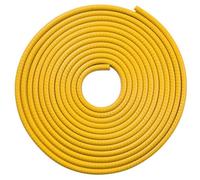 COYOUCO Car Door Edge Guards No Glue, 16Ft/5M Yellow U Type Rubber Edge Trim Car Door Edge Protector for Sedans, SUV, Trucks,Yellow,10x17mm Grip 3~6mm