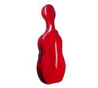 COYOUCO Cello Case, 4/4 Full Size, Carbon Fibre, Red