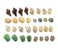 COYOUCO Hermit Crab Shells Hermit Crab Supplies Small To Medium Hermit Crab Replacement Shell Natural Conch Shell DIY Fish Tank Aquarium Decoration,B